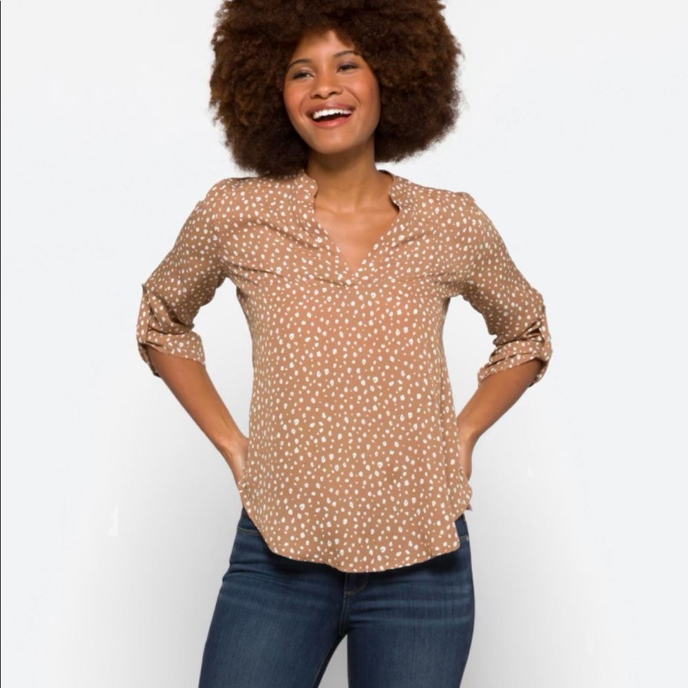 Split Neck Blouse